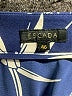 Escada 100% Silk Tropical Blue Silk Pants Size EU 46 / US 16 - photo 3