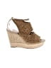 Marc Fisher 100% Leather Tan Wedges Size 8 1/2 - photo 1