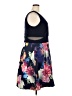 Xscape Floral Blue Cocktail Dress Size 20 - photo 4