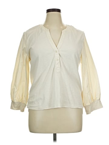Banana Republic Factory Store Long Sleeve Blouse (view 1)