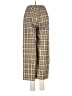 Assorted Brands Plaid Brown Casual Pants Size M - photo 2
