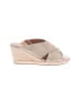 Andrew Geller Tan Wedges Size 10 - photo 1