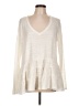 Deletta Ivory Long Sleeve Top Size L - photo 1