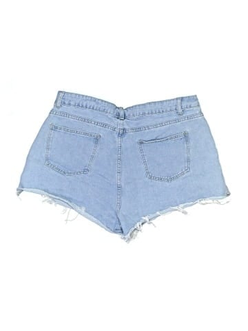 Shein Curve Denim Shorts (view 2)