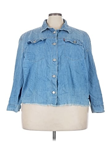 Levi's 3/4 Sleeve Button-Down Shirt (view 1)