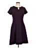 Alyx Solid Purple Casual Dress Size 8 - photo 1