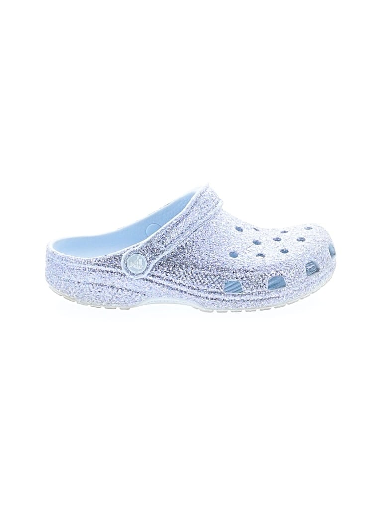 Pre-owned Crocs Kids' Clogs In Silver