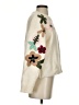 MOTF Floral Ivory Pullover Sweater Size S - photo 4
