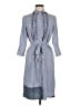 Gracia 100% Polyester Gray Casual Dress Size M - photo 1
