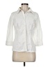Patty Kim NewYork Ivory 3/4 Sleeve Button-Down Shirt Size M - photo 1