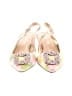 J. Renee Checkered-gingham Ivory Heels Size 7 - photo 2