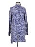 Lola Animal Print Blue Casual Dress Size S - photo 1