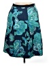 Tory Burch Paisley Teal Silk Skirt Size 6 - photo 2
