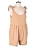 Assorted Brands Solid Tan Romper Size L - photo 1