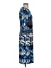 Spense Print Blue Cocktail Dress Size 4 - photo 4