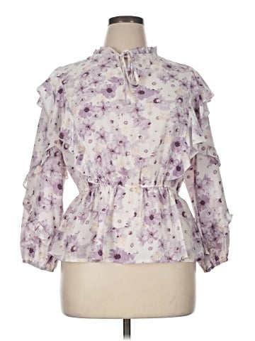 Alice Blue 3/4 Sleeve Blouse (view 1)