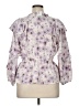 Alice Blue 100% Polyester Purple 3/4 Sleeve Blouse Size XL - photo 2