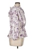 Alice Blue 100% Polyester Purple 3/4 Sleeve Blouse Size XL - photo 4