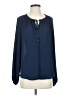 Eight Sixty Blue Long Sleeve Blouse Size XS - photo 1