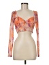 showpo Orange Long Sleeve Top Size 8 - photo 1