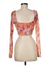 showpo Orange Long Sleeve Top Size 8 - photo 2