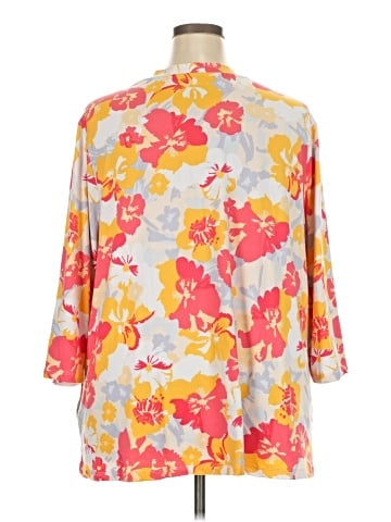 Cuddl Duds 3/4 Sleeve Blouse (view 2)