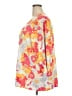 Cuddl Duds Floral Orange 3/4 Sleeve Blouse Size 3X - photo 5