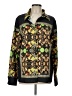 Shein 100% Polyester Print Black Long Sleeve Blouse Size L - photo 1
