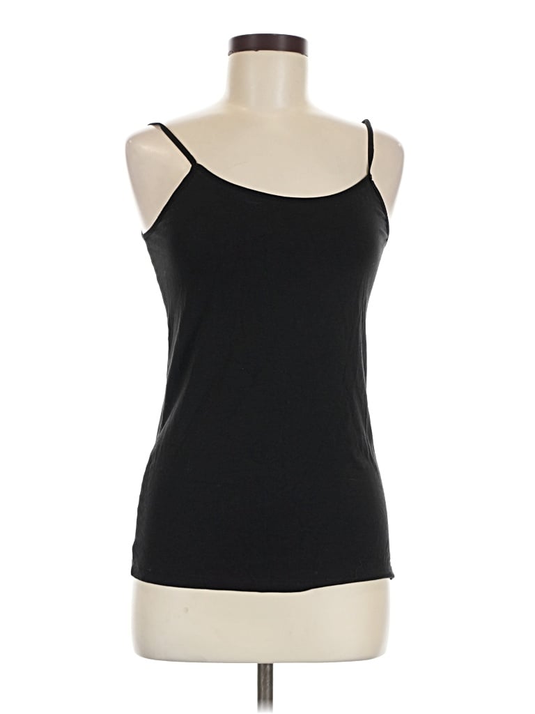 Pre-owned Time And Tru Tank Top Black Strapless Neckline Tops