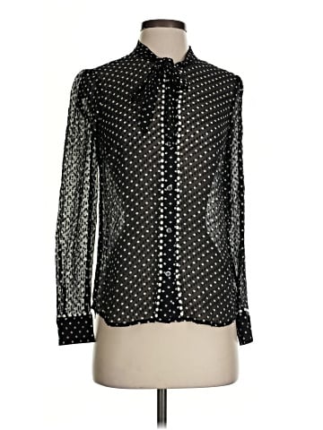 J.Crew Long Sleeve Silk Top (view 1)