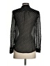 J.Crew Polka Dots Black Long Sleeve Silk Top Size 00 - photo 2