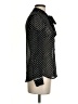 J.Crew Polka Dots Black Long Sleeve Silk Top Size 00 - photo 4