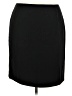 East5th 100% Polyester Solid Black Formal Skirt Size 18 - photo 1