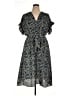Max Studio 100% Polyester Paisley Blue Casual Dress Size 0X (estimated) - photo 1