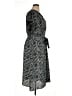Max Studio 100% Polyester Paisley Blue Casual Dress Size 0X (estimated) - photo 4
