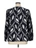 Talbots 100% Cotton Blue Long Sleeve Blouse Size XL - photo 2