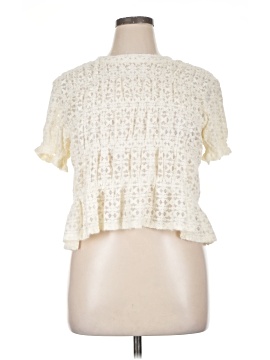 White Birch Short Sleeve Blouse