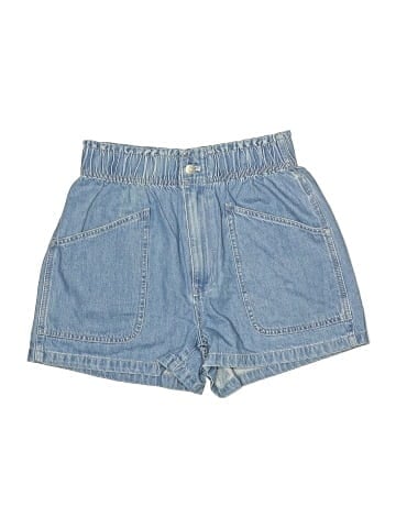 Madewell Denim Pull-On Paperbag Utility Shorts in Arcwood Wash (view 1)