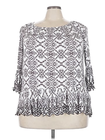 Fever 3/4 Sleeve Blouse (view 1)