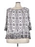 Fever Silver 3/4 Sleeve Blouse Size 22 (estimated) - photo 1