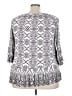 Fever Silver 3/4 Sleeve Blouse Size 22 (estimated) - photo 2