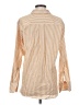 Uniqlo Stripes Tan Long Sleeve Blouse Size S - photo 2