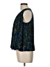 Calvin Klein 100% Polyester Floral Blue Sleeveless Blouse Size L - photo 5