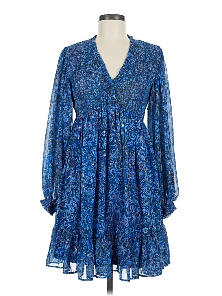 Pre-owned Aqua Casual Dress In Blue