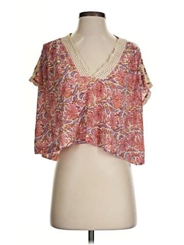 Free People Short Sleeve Blouse (view 1)