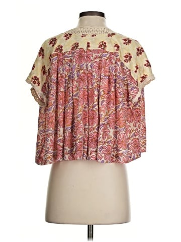 Free People Short Sleeve Blouse (view 2)