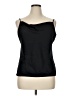 Ann Taylor LOFT 100% Polyester Black Sleeveless Blouse Size XL - photo 1