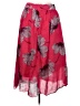 Ann Taylor Tropical Red Casual Skirt Size 6 - photo 2