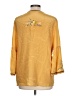 Sundance 100% Polyester Yellow 3/4 Sleeve Blouse Size L (petite) - photo 2