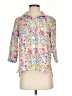 John Mark Floral White 3/4 Sleeve Blouse Size XS (petite) - photo 1